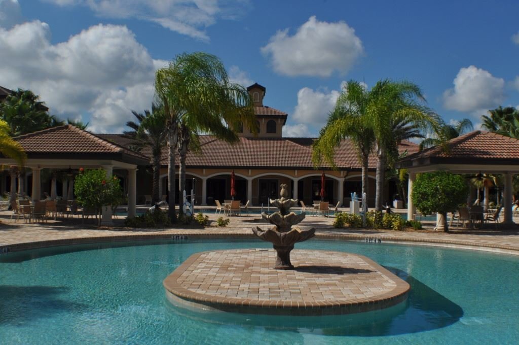 Clubhouse at Venetian Falls gated community in Venice, Florida